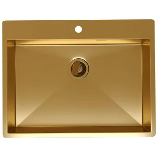 Мойка кухонная Reflexion Iseo 65-GD RX2265GD брашированное золото